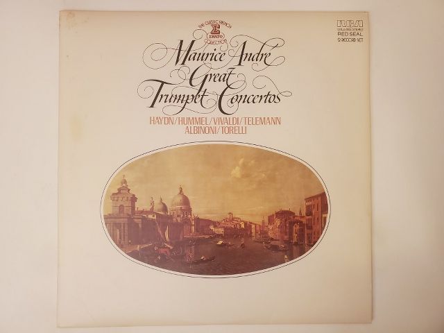 Maurice Andre Great Trumpet Concertos vinyl record