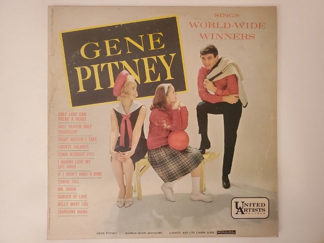 Gene Pitney Sings World-Wide Winners vinyl record