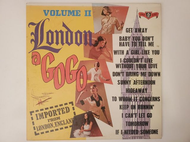 Various Artists London a Go Go Volume II vinyl record