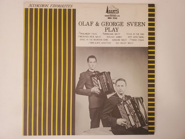Olaf & George Sveen Accordion Favourites vinyl record