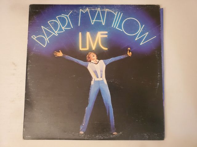 Barry Manilow Live vinyl record