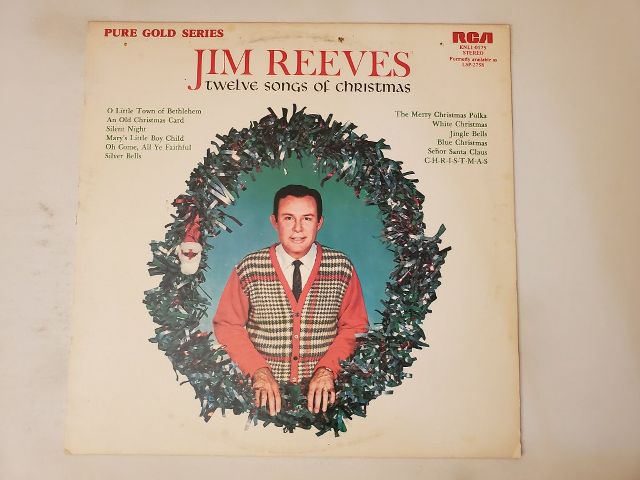 Jim Reeves Twelve Songs of Christmas vinyl record