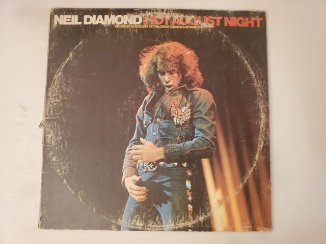 Neil Diamond Hot August Night vinyl record