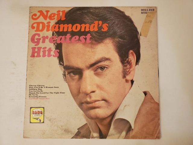 Neil Diamond Neil Diamond's Greatest Hits vinyl record