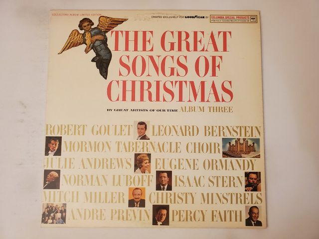 Various Artists The Great Songs of Christmas, Album Three vinyl record