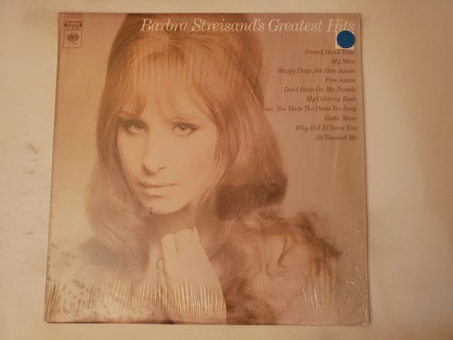 Barbra Streisand Barbra Streisand's Greatest Hits vinyl record