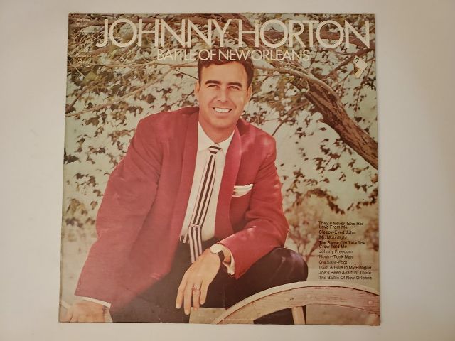 Johnny Horton Battle of New Orleans vinyl record