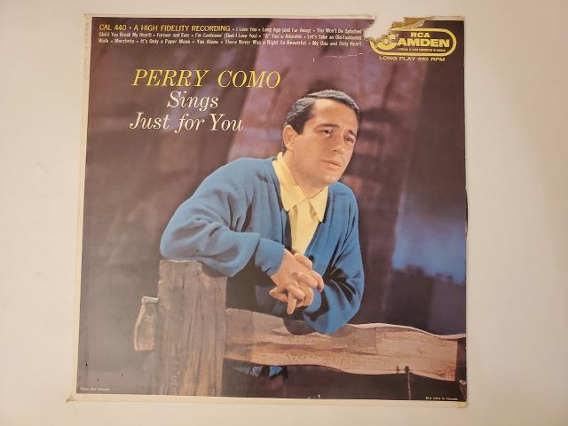Perry Como Perry Como Sings Just for You vinyl record