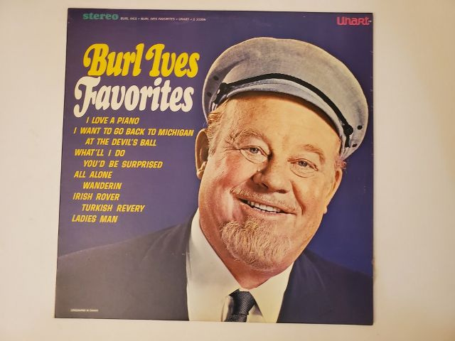 Burl Ives Favorites vinyl record