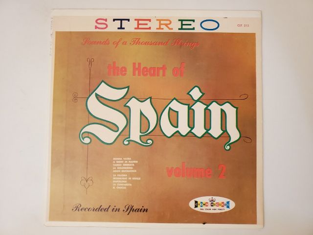 Unknown The Heart of Spain Volume 2 vinyl record