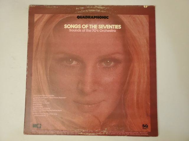 Sounds of the 70's Orchestra Songs of the Seventies vinyl record