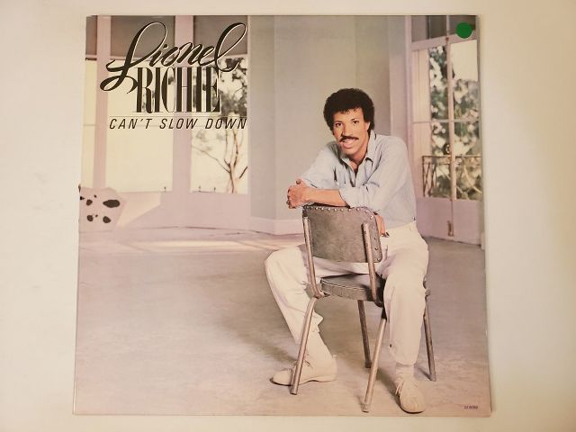 Lionel Richie Can't Slow Down vinyl record