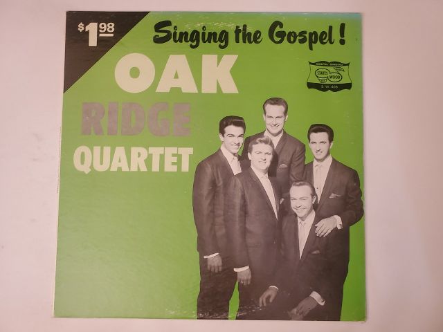 Oak Ridge Quartet Singing the Gospel! vinyl record
