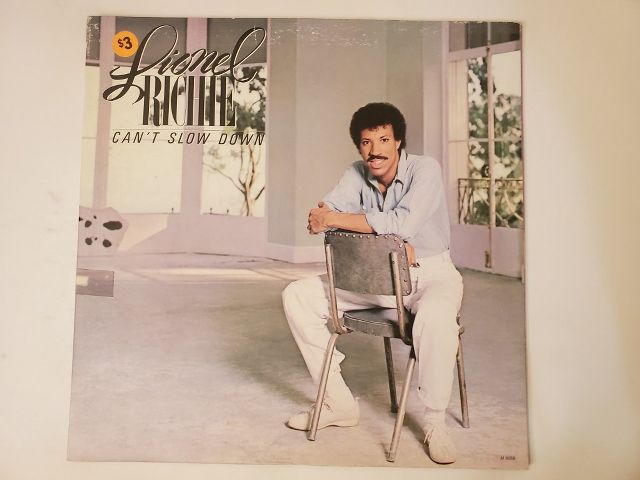 Lionel Richie Can't Slow Down vinyl record