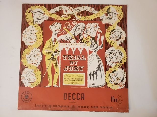 Gilbert & Sullivan Trial by Jury vinyl record