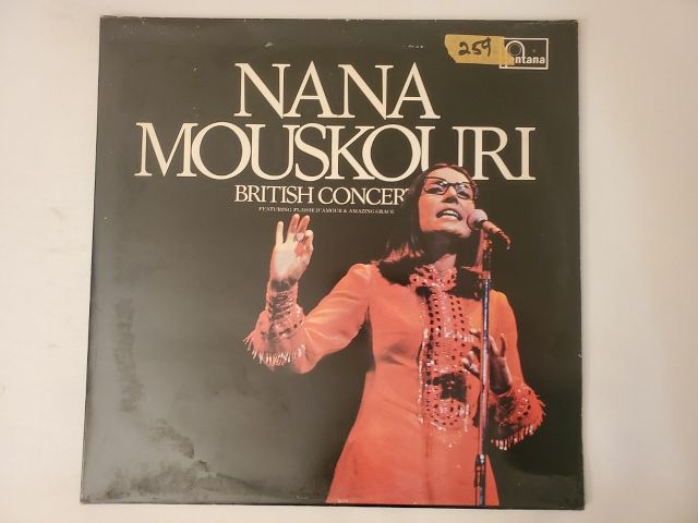 Nana Mouskouri British Concert vinyl record