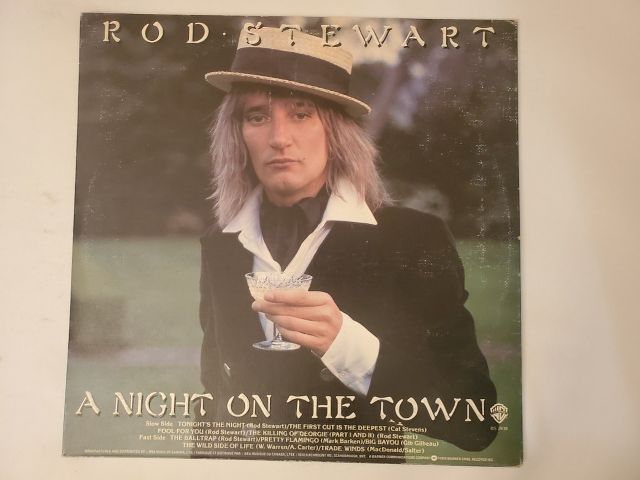 Rod Stewart A Night on the Town vinyl record