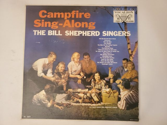 The Bill Shepherd Singers Campfire Sing-Along vinyl record