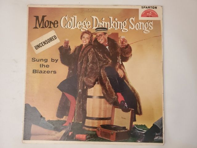 The Blazers More College Drinking Songs vinyl record