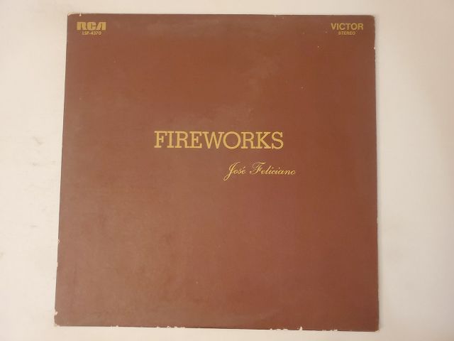 Jos? Feliciano Fireworks vinyl record