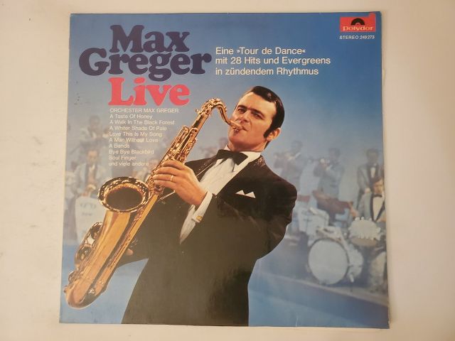 Max Greger Max Greger Live vinyl record
