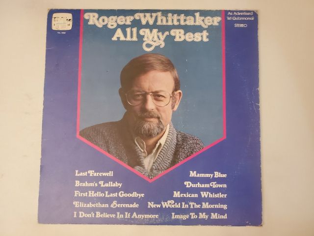Roger Whittaker All My Best vinyl record
