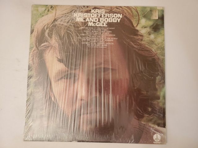 Kris Kristofferson Me and Bobby McGee vinyl record