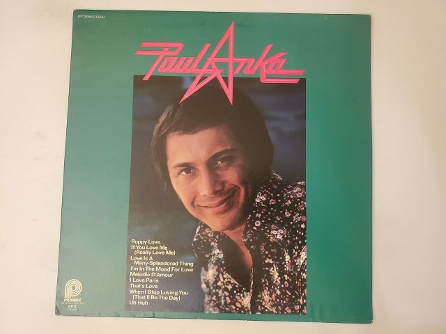 Paul Anka Unknown Album vinyl record