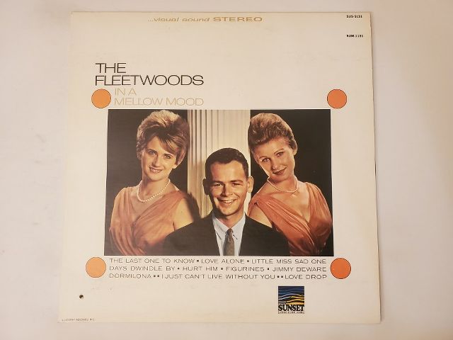The Fleetwoods In a Mellow Mood vinyl record