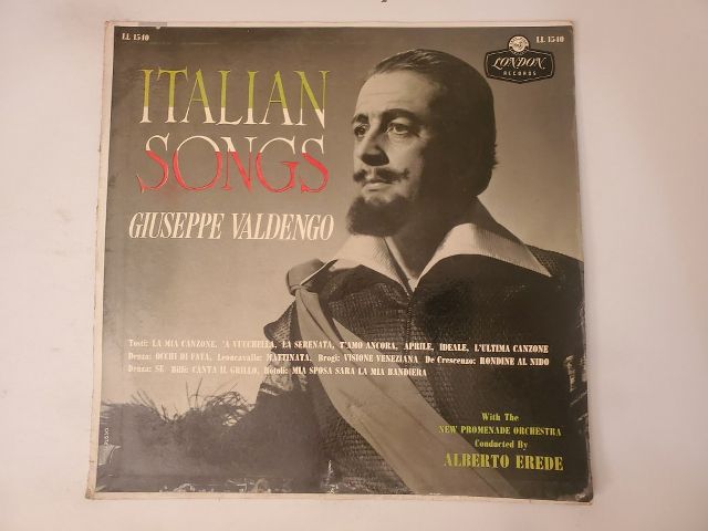 Giuseppe Valdengo Italian Songs vinyl record