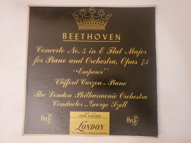 Ludwig van Beethoven Concerto No. 5 in E Flat Major for Piano and Orchestra, Opus 73 'Emperor' vinyl record