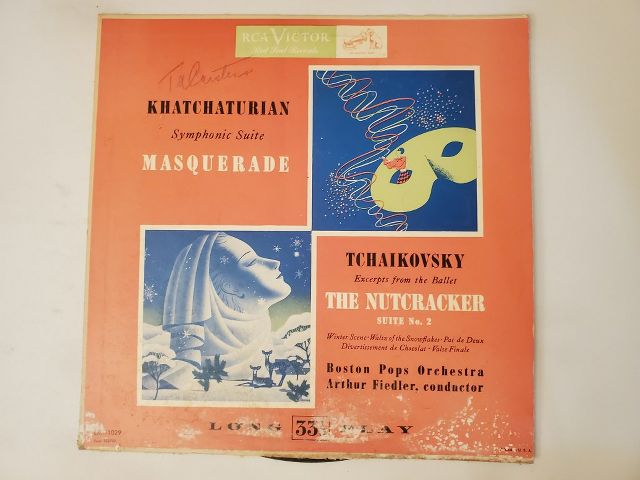 Boston Pops Orchestra Khachaturian: Symphonic Suite Masquerade / Tchaikovsky: The Nutcracker Suite No. 2 vinyl record