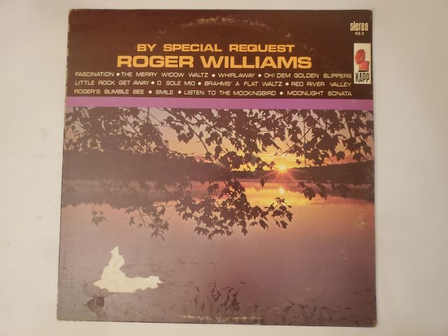 Roger Williams By Special Request vinyl record