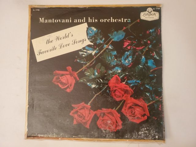 Mantovani and His Orchestra The World's Favorite Love Songs vinyl record
