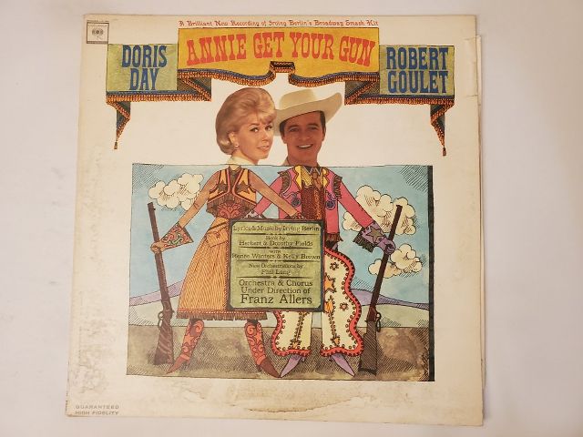 Doris Day and Robert Goulet Annie Get Your Gun vinyl record