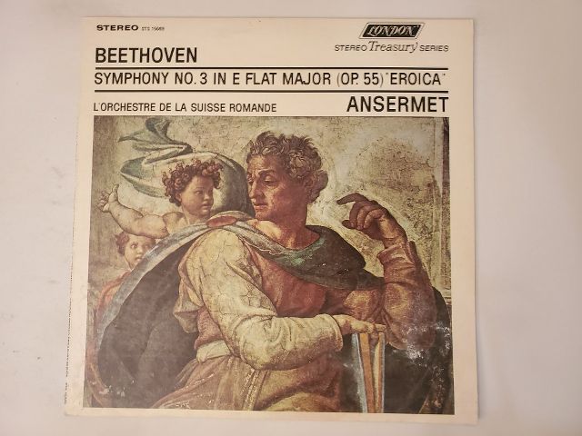 L'Orchestre de la Suisse Romande (Conductor: Ansermet) Symphony No. 3 in E Flat Major (Op. 55) 'Eroica' vinyl record
