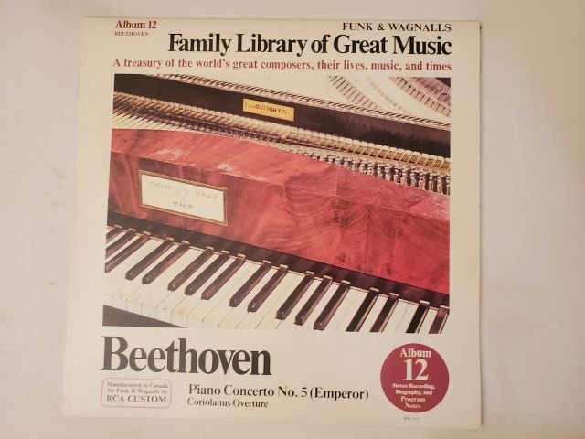 Ludwig van Beethoven Piano Concerto No. 5 (Emperor) / Coriolanus Overture vinyl record