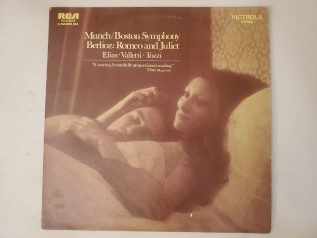 Boston Symphony Orchestra conducted by Charles Munch Berlioz: Romeo and Juliet vinyl record