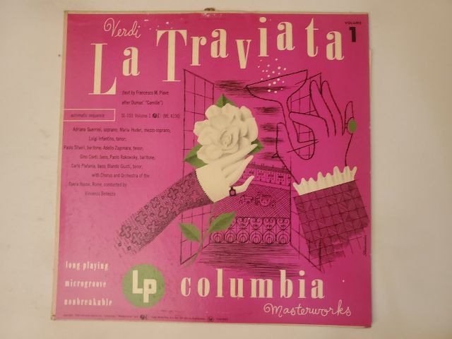 Giuseppe Verdi La Traviata vinyl record