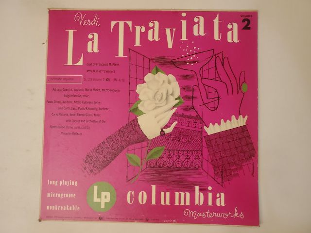 Giuseppe Verdi La Traviata vinyl record
