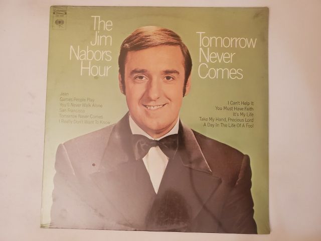 Jim Nabors The Jim Nabors Hour: Tomorrow Never Comes vinyl record