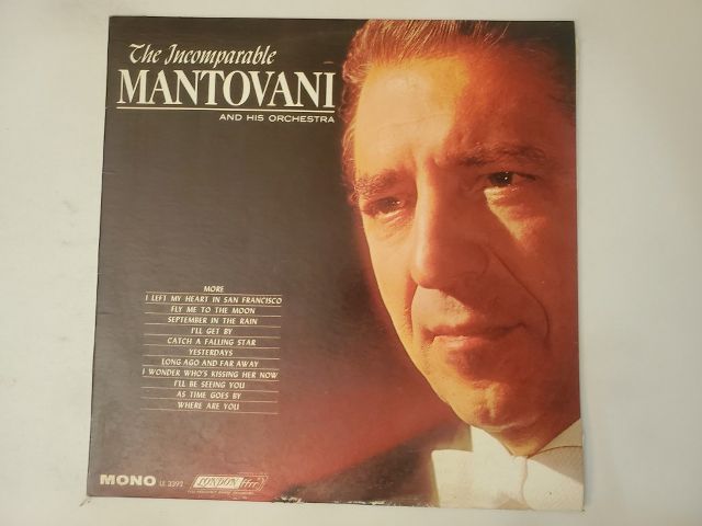Mantovani and His Orchestra The Incomparable Mantovani vinyl record