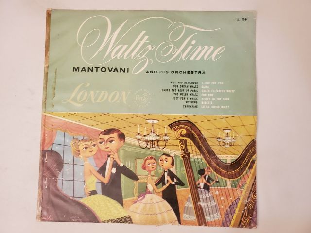 Mantovani and His Orchestra Waltz Time vinyl record