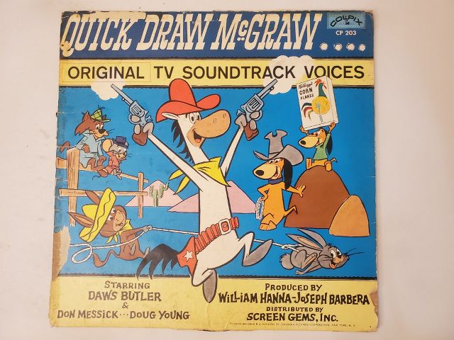 Various Quick Draw McGraw Original TV Soundtrack Voices vinyl record