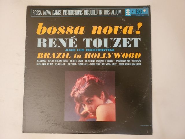Ren? Touzet and His Orchestra Brazil to Hollywood vinyl record
