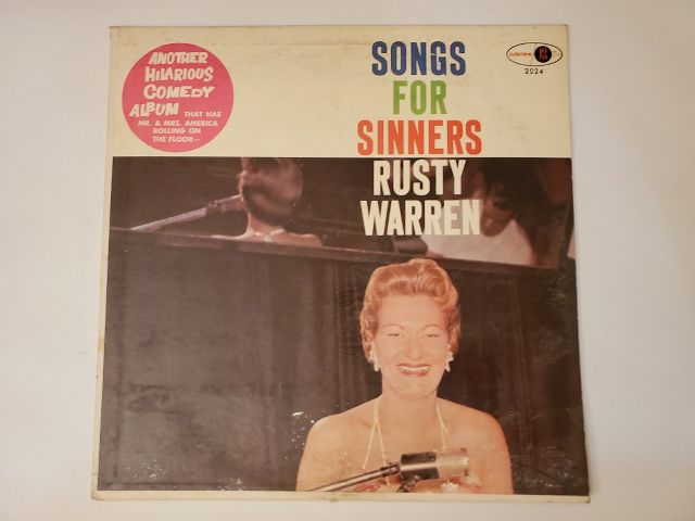Rusty Warren Songs for Sinners vinyl record