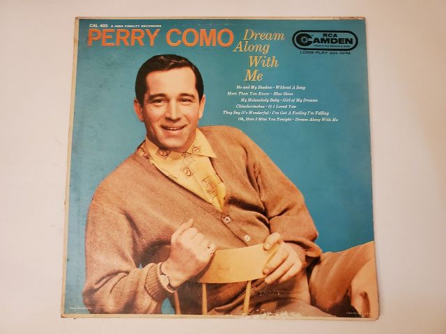 Perry Como Dream Along With Me vinyl record
