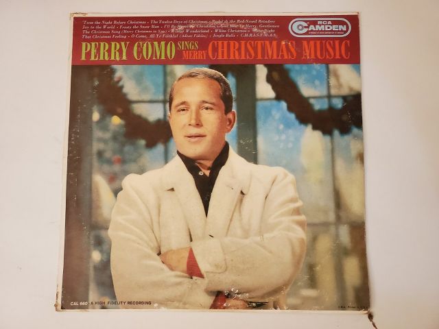 Perry Como Sings Merry Christmas Music vinyl record