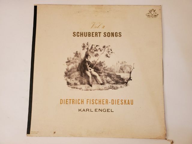 Dietrich Fischer-Dieskau Schubert Songs Vol. 2 vinyl record