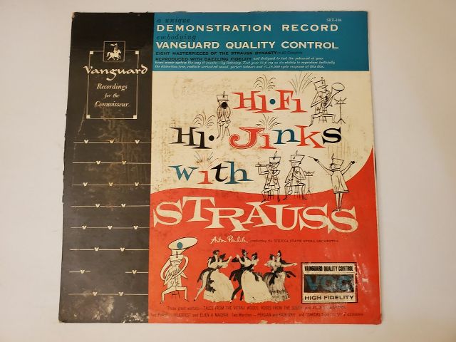 Vienna State Opera Orchestra conducted by Anton Paulik Hi-Fi Hi-Jinks with Strauss vinyl record